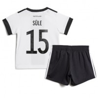 Tyskland Niklas Sule #15 Hjemme Trøje Børn VM 2022 Kortærmet (+ Korte bukser)